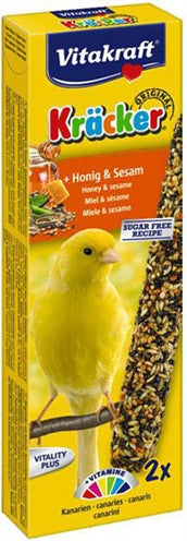 Vitakraft Kanarienvogel-Cracker Honig 2 IN 1
