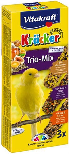 Vitakraft Kanarienvogel-Cracker Honig/Frucht/Ei 3 IN 1