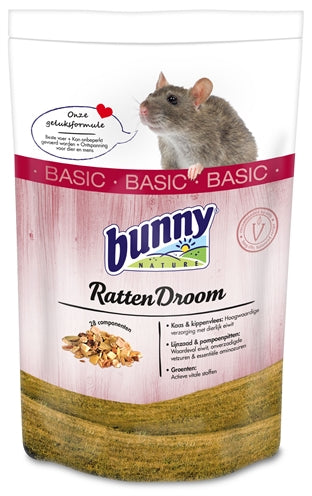 Bunny Nature Hase Natur Rattendroom Basic 500 GR