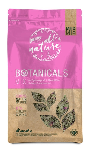 Bunny Nature Hase Natur Botanik Midi Mix Schmaler Wegerich / Rosenblüte 120 GR