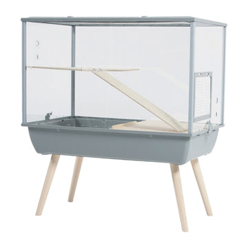 Zolux Nagetierkäfig Nevo Palast Plexiglas Grau 78X48X87.5 CM
