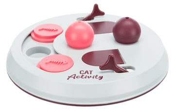 Trixie Katze Aktivität Flip-Board Beere / Rosa / Hellgrau 23X23 CM