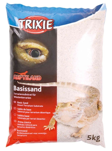 Trixie-Reptiland-Basissand Für Wüstenterrarien Weiss 5 KG