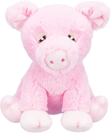 Trixie Sein Öko Schweinchen Edison Plüsch Recycelt Rosa 24 CM