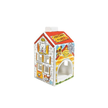 Blond Amsterdam Feuer Haus Hund 8X8X14 CM