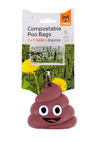 Fofos Kotbeutelhalter Turd Mit 34 Kotbeuteln 8X8X2 CM