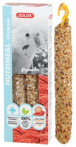 Zolux Nutrimeal Stick Sittich Rote Hirse 110 GR 2 ST