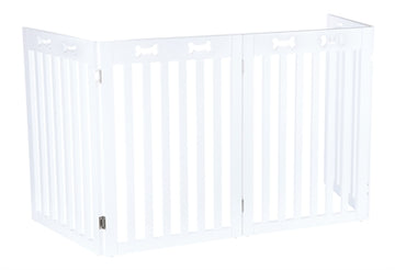 Trixie-Tor Weiss 4 Felder 60-160X75 CM