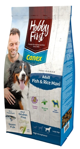 Hobbyfirst Canex Erwachsener Fisch & Reis Maxi 12 KG