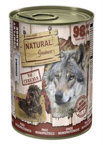 Natural Greatness Natürliche Grösse Monoproteische Putenrezeptur 400 GR