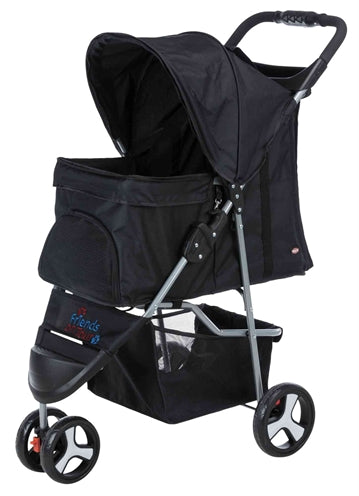 Trixie-Hundewagen Schwarz 80X47X100 CM