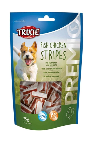 Trixie Premio Fisch-Huhn-Streifen 75 GR