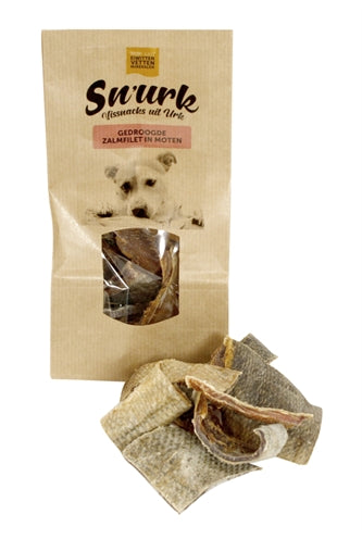 Sn'urk Getrocknetes Lachsfilet In Stücken Schnarchen 100 GR