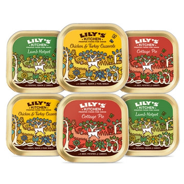 Lily's Kitchen Dog Erwachsene Classic Dinners Tray Multipack 6X150 GR
