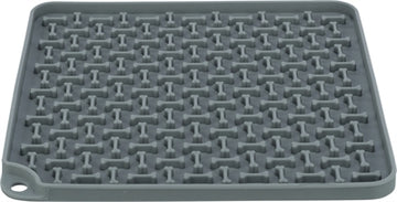 Trixie Lick'n'snack Mat Silikon Dunkelgrau 20X20 CM