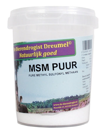 Dierendrogist Msm Reines Pulver 250 GR