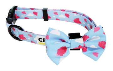 Croci Halsband Hund Fliegende Schweine Mit Abnehmbarem Bogen 32-50X2 CM