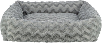 Trixie Vital Hundekorb Loki Soft Edition Recyceltes Polyester Grau