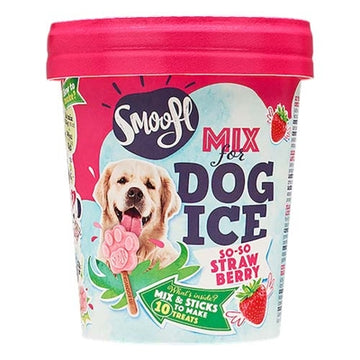 Smoofl Eiscreme-Mix Für Hunde Erdbeere 160 GR