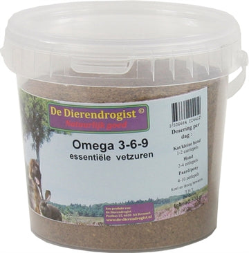 Dierendrogist Tierische Hefe Omega-3-6-9-Fettsäuren 500 GR