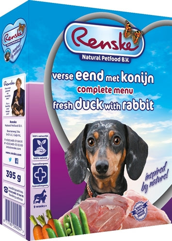 Renske Fleisch Ente / Kaninchen 10X395 GR