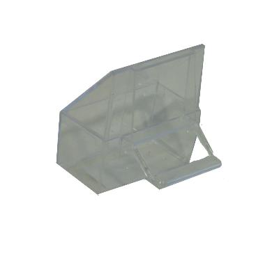 Markenlos Gabber Deckelmantelbehälter Spezial Transparent 7X3.5X3.5 CM