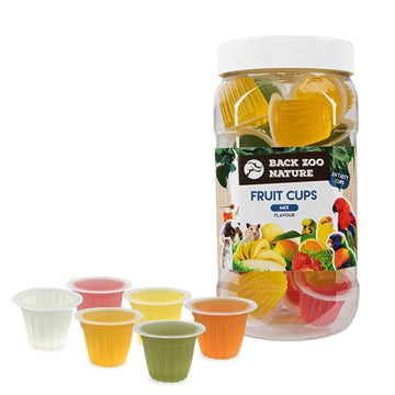 Back Zoo Nature Zurück Zoo Natürliche Obstschale Mix Papagei 24 ST