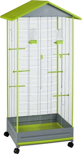 Voltrega Voliere 430 Grau / Grün 79X67,5X167 CM