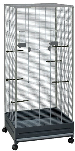 Voltrega Voliere 420 Grau / Grau 65X54X150 CM