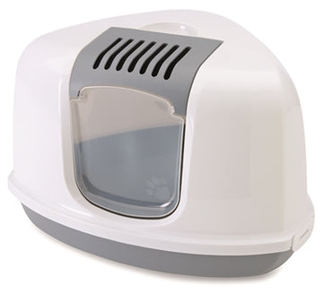 Savic Corner Katzenklo Nestor Grau / Weiss 58,5X45,5X40 CM