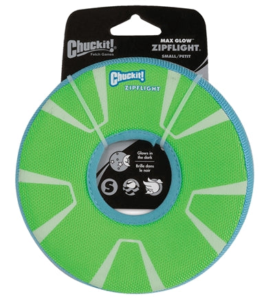 Chuckit Max Glow Zipflight Frisbee Leuchtet Im Dunkeln 21X2X21 CM