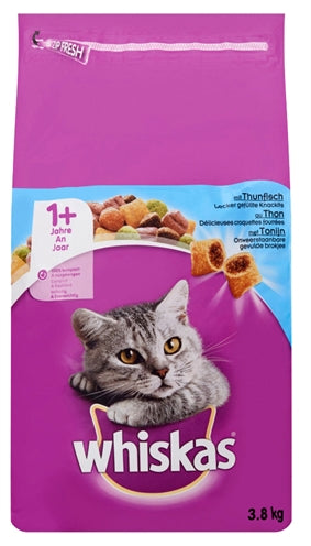 Whiskas Trockener Ausgewachsener Thunfisch 3,8 KG