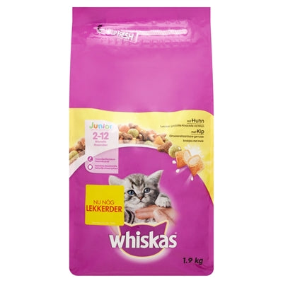 Whiskas Trockenes Junghuhn 1,9 KG