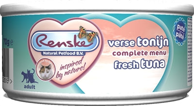 Renske Frischfleischmehl Katze Frische Thunfischpastete 24X70 GR