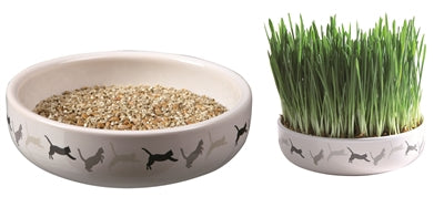 Trixie-Katzengrassamen 50Gr In Keramik 15X15X4 CM