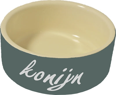 Markenlos Futtertrog Ziegelkaninchen Grau 12 CM