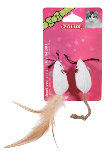 Zolux Canvas-Maus Weiss 5 CM 2 ST