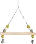 Zolux Schaukelholz Mit Perlen / 2 Glocken / Kette Sortiert 10X22X26 CM