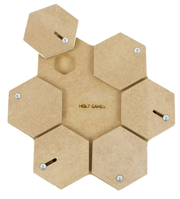 Holt Games Holt Spiele Tortuga Aktivität Spiel Holz 30X29.5X3.5 CM