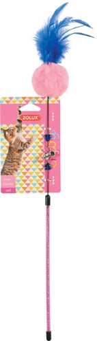 Zolux Cat Pole Pompon Assorti 5.5X5.5X54 CM