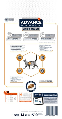 Advance Veterinary Diet Katze Gewicht Balance