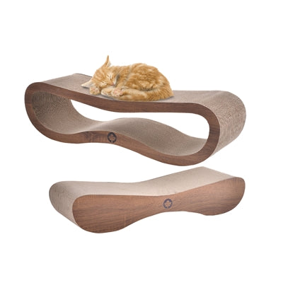Canadiancat Company Crabboard Set Orbit / Satellit 2.0 Braun 84X24X23 CM