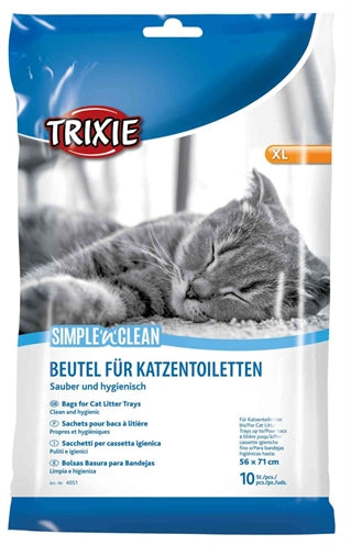 Trixie Katzenstreu-Sack Simple'n'clean BIS ZU 71X56 CM 10 STK.