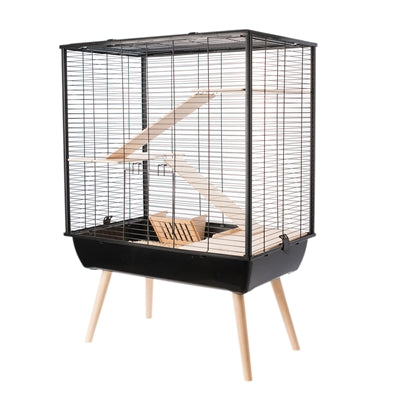 Zolux Nagetierkäfig Neo Cosy Gross Schwarz 78X48X109 CM