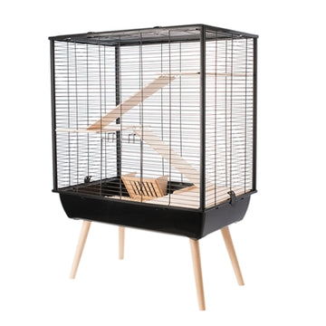 Zolux Nagetierkäfig Neo Cosy Gross Schwarz 78X48X109 CM