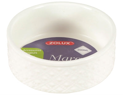 Zolux Futternapf Nager Margot Weiss 200 ML 10X10X4 CM