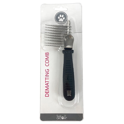Tools-2-Groom Tools-2-Gewachsener Velcro-Kamm Kunststoffgriff 17,5X6,5X2 CM