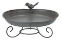 Trixie Vogelbad Metall Auf Fuss Grau 22X22 CM 800 ML