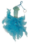 Cat 'N' Caboodle Happy Cap Meerjungfrau Tintenfisch Mit Federn Blau 26X11X3CM