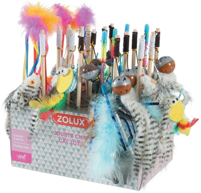 Zolux Display-Katzenstäbchen Sortiert 24 ST
